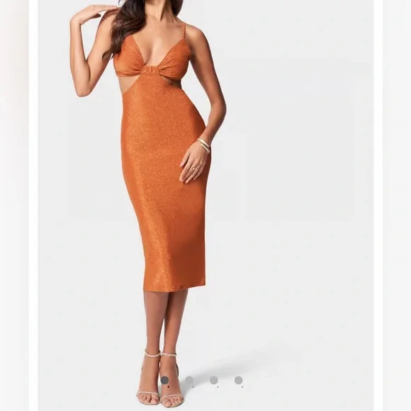 bebe knit dress Bebe Women's Tie Back Knit Mini Dress